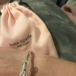 Kate Spade Silver Bow Bracelet